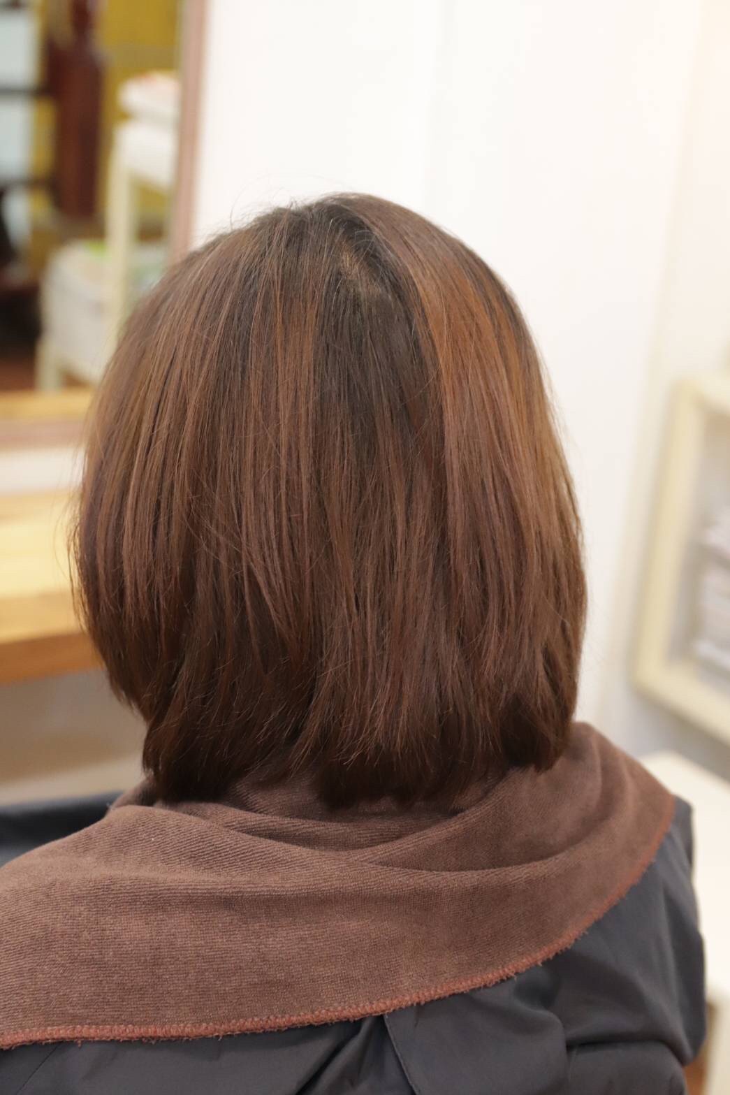 【NEVE】haircolor-pink-brown-before